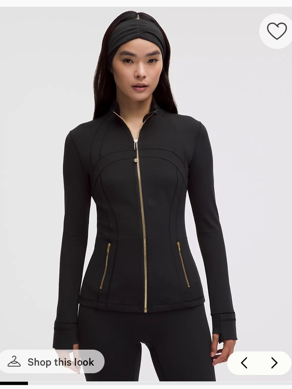 Lululemon Define Nulu Black Women's Zip-Front Athletic Jacket